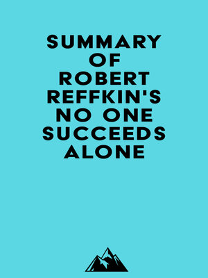 cover image of Summary of Robert Reffkin's No One Succeeds Alone